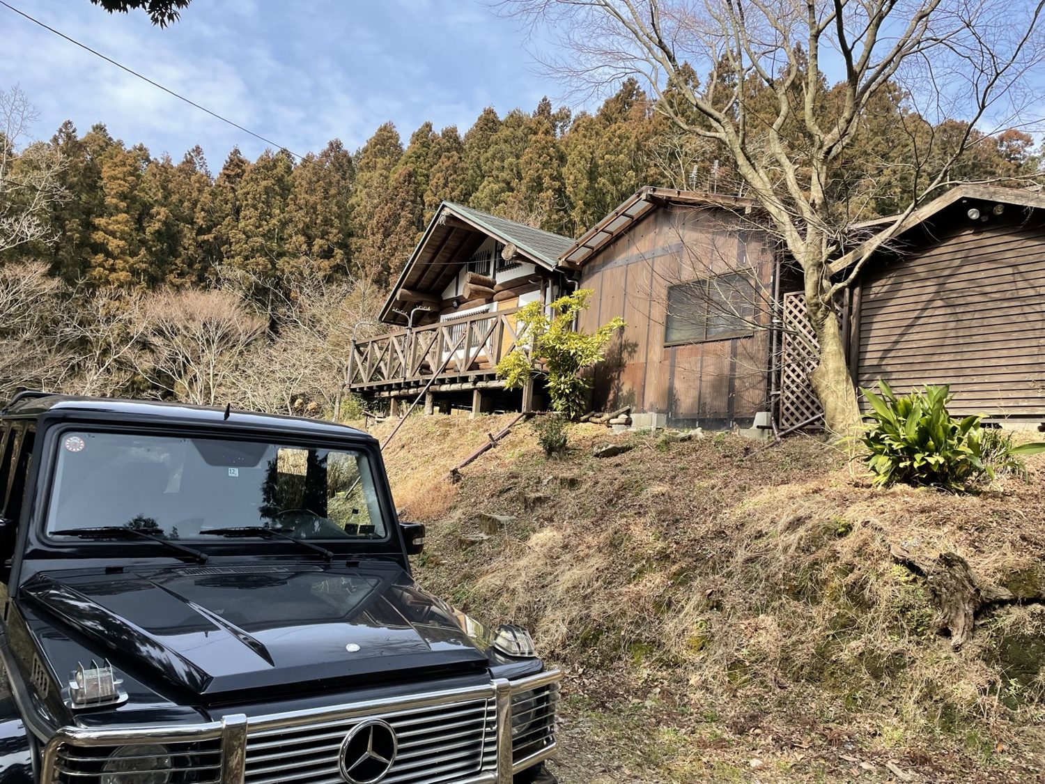 糸島の山小屋 木のコテージ